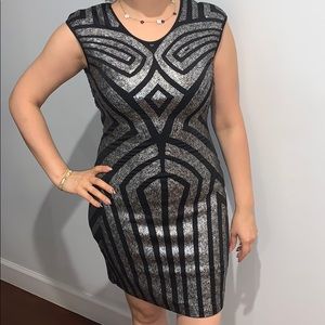 Sequence black cocktail dress